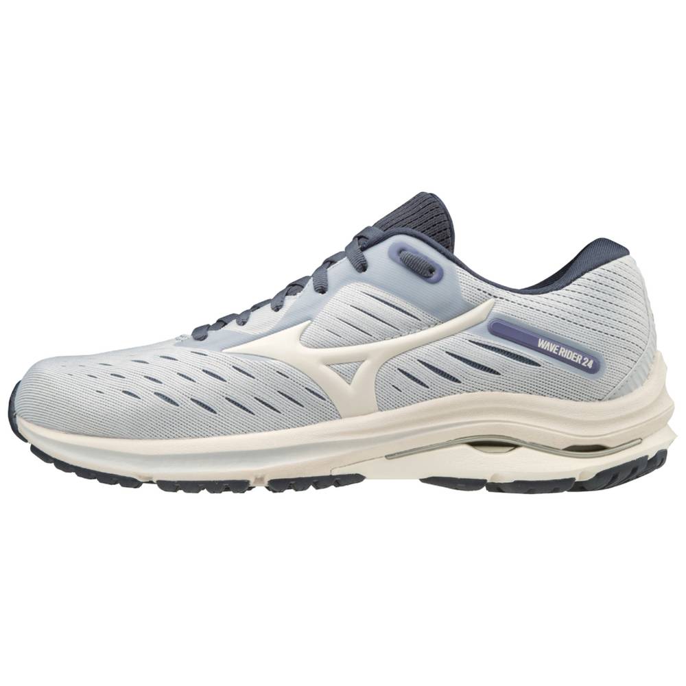 Scarpe Running Mizuno Wave Rider 24 Donna - Bianche/Viola - 93570-RJVA